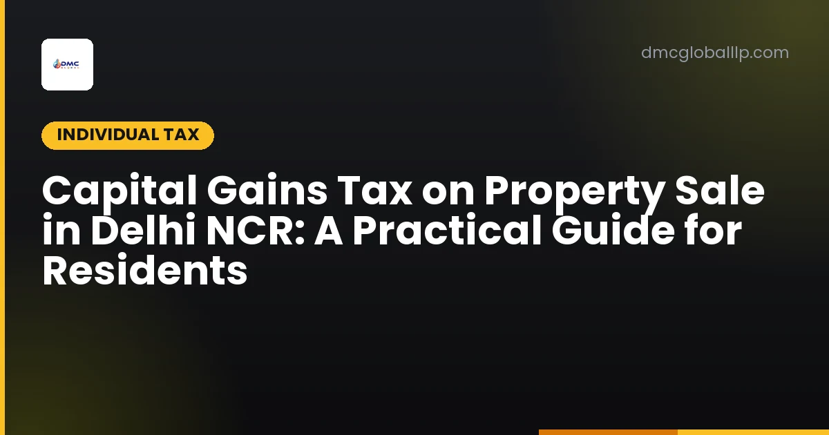 Capital Gains Tax on Property Sale in Delhi NCR: A Practical Guide for Residents